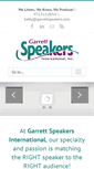 Mobile Screenshot of garrettspeakers.com
